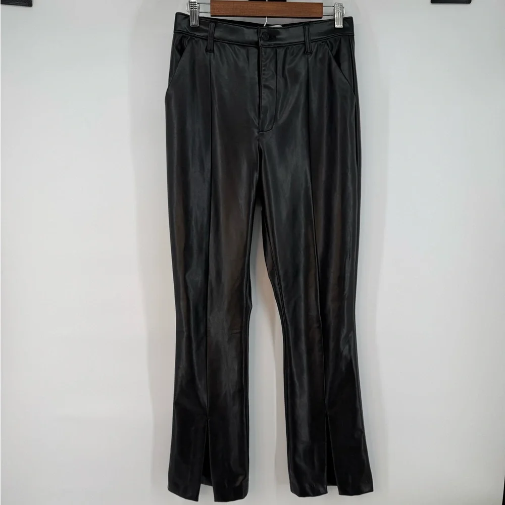 Abercrombie & Fitch Curve Love Faux Leather Skinny Ultra high rise Dress Pants29 - Picture 4 of 9